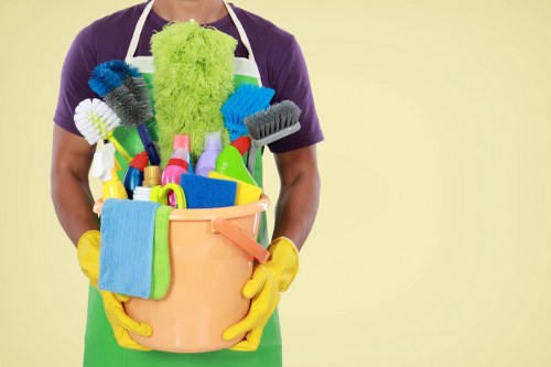 End-of-tenancy cleaning preparation in a North West London flat