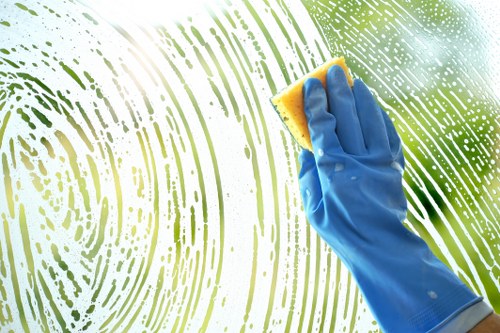 Professional after builders clean for a commercial property in NW8