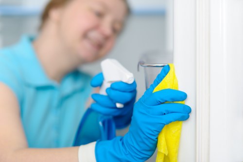 Deep cleaning service for a flat in NW8 with kitchen and living area attention