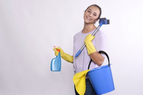 Carpet cleaning equipment prepared for a home visit in NW8